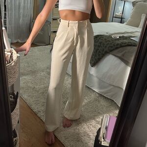 Cream Trousers